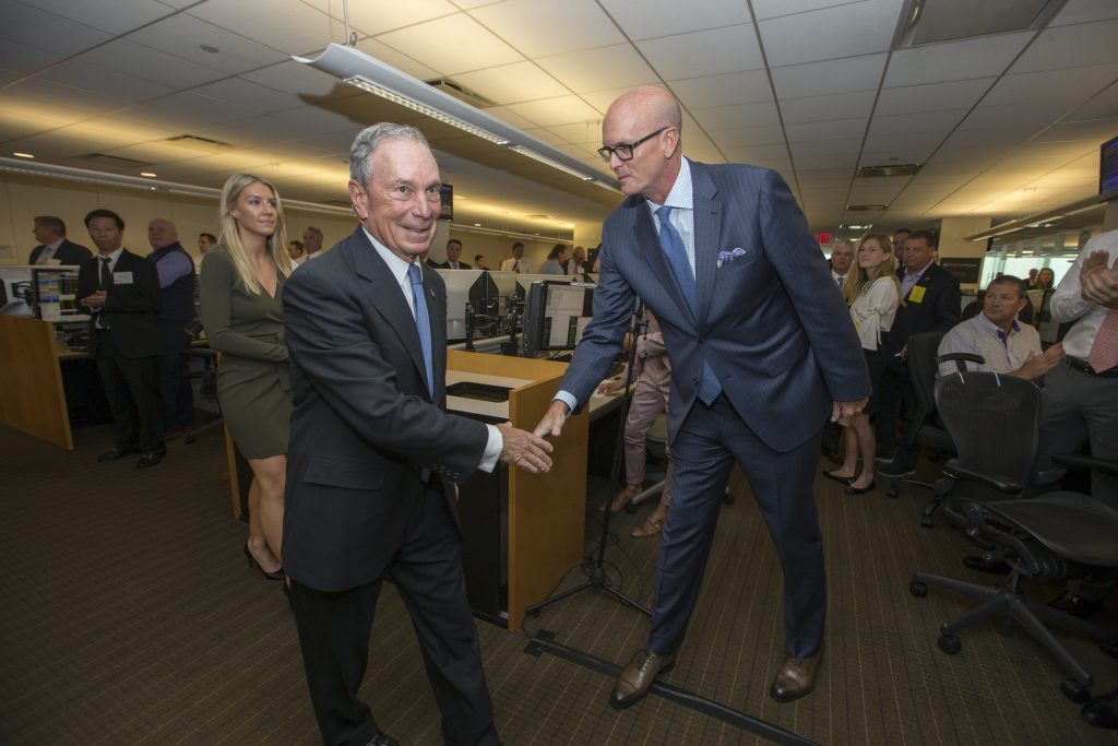 Mike Bloomberg and Scott Van Pelt